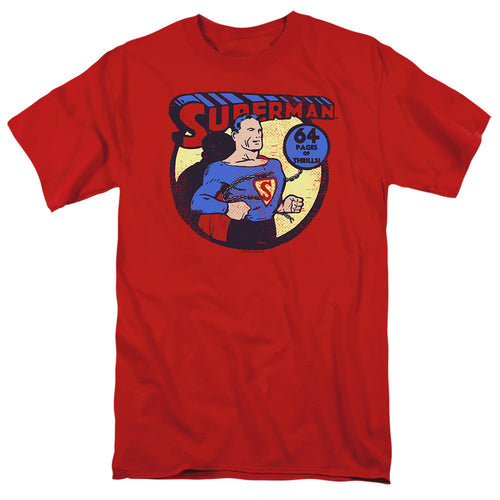 Dc Superman 64 Mens T Shirt Red
