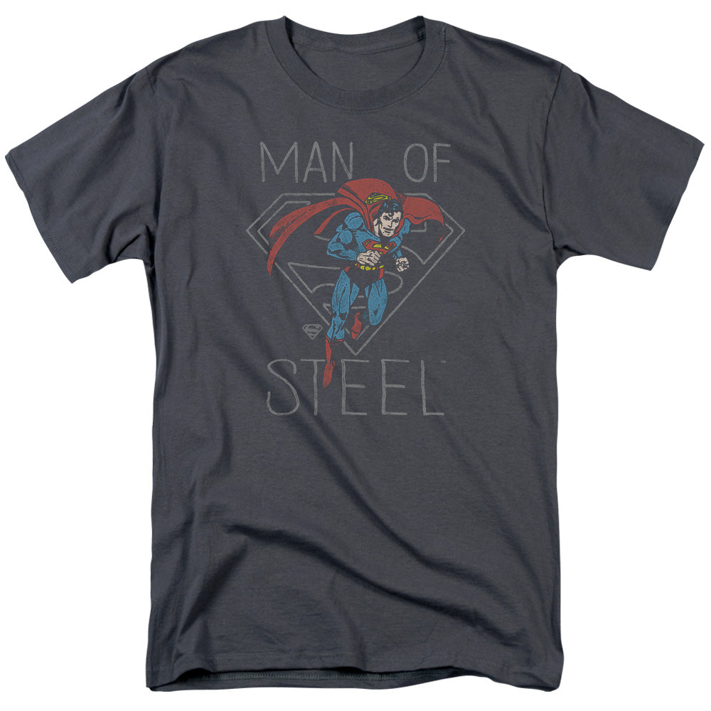 Dc Hardened Heart Mens T Shirt Charcoal