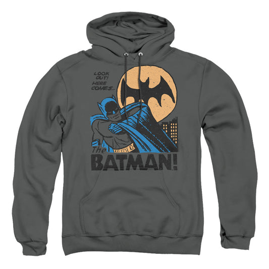 Dc Look Out Mens Hoodie Charcoal