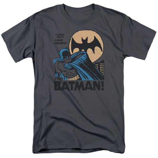 Dc Look Out Mens T Shirt Charcoal