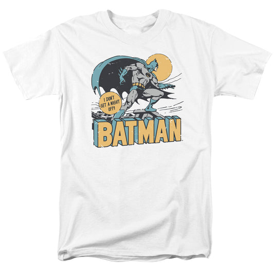 DC Comics Night Off Mens T Shirt White