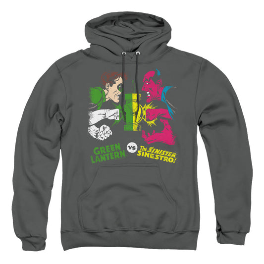 Dc Gl Vs Sinestro Mens Hoodie Charcoal