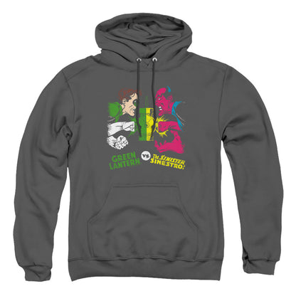 Dc Gl Vs Sinestro Mens Hoodie Charcoal