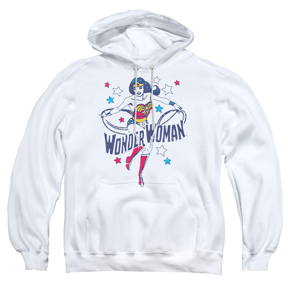 Dc Wonder Stars Mens Hoodie White