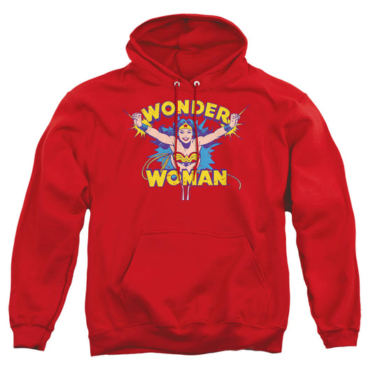 Dc Flying Through Mens Hoodie Red