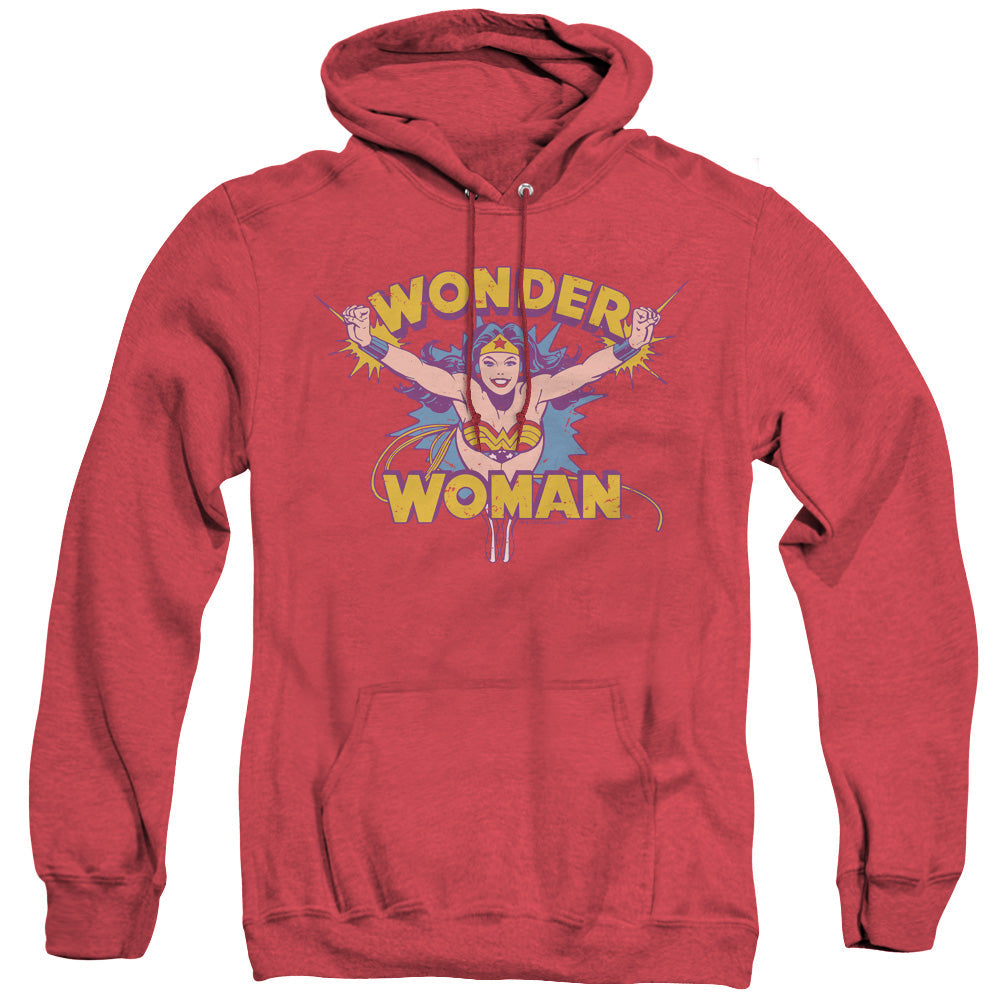 Dc Flying Through Heather Mens Hoodie Red