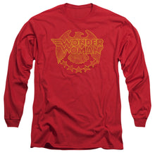 Load image into Gallery viewer, Dc Wonder Eagle Mens Long Sleeve Shirt Red Officially Licensed
