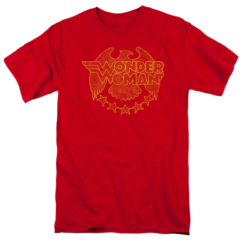 Dc Wonder Eagle Mens T Shirt Red