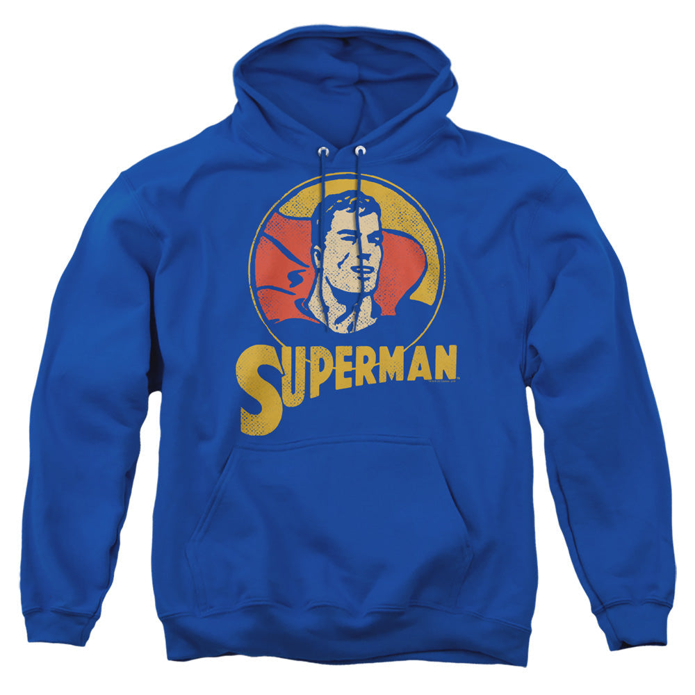 Dc Super Circle Mens Hoodie Royal Blue