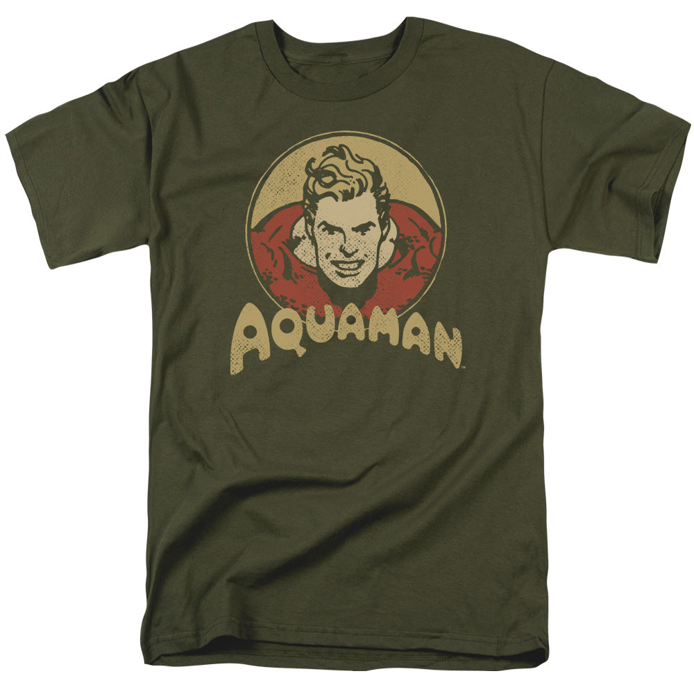 Dc Aqua Circle Mens T Shirt Military Green