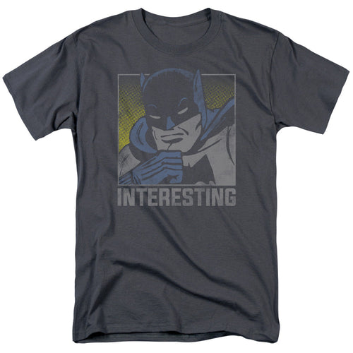 DC Comics Interesting Mens T Shirt Charcoal
