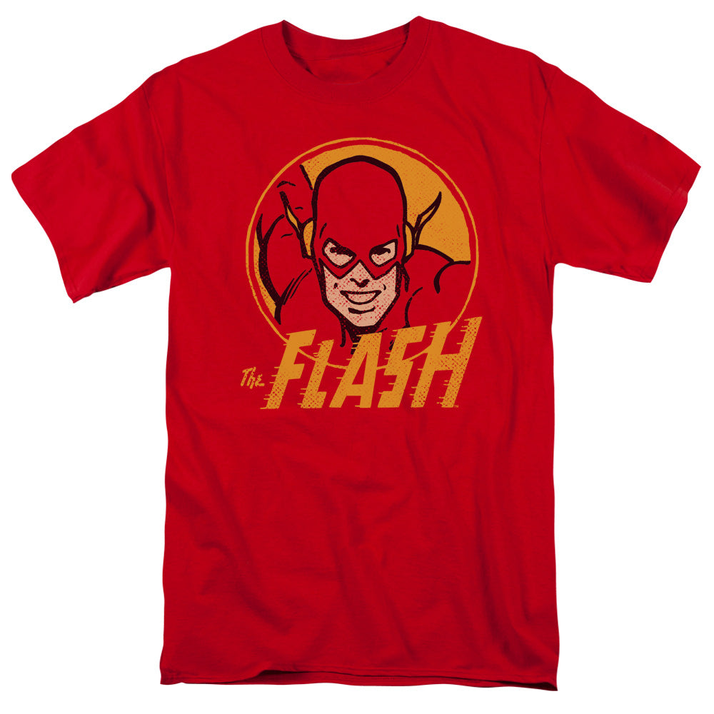 DC Comics Flash Flash Circle Mens T Shirt Red