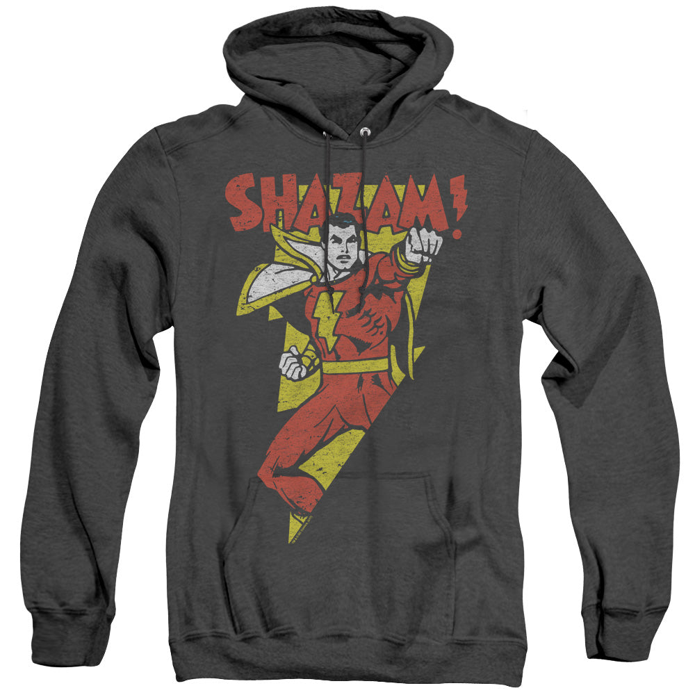 DC Comics in Bolt Heather Mens Hoodie Black