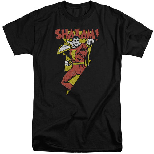 DC Comics in Bolt Mens Tall T Shirt Adult Tall Black