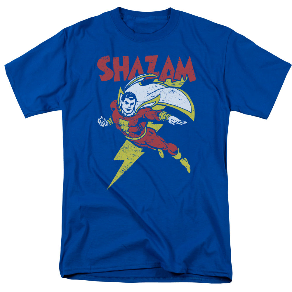 DC Comics Lets Fly Mens T Shirt Royal Blue