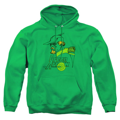 Dc Close Up Mens Hoodie Kelly Green