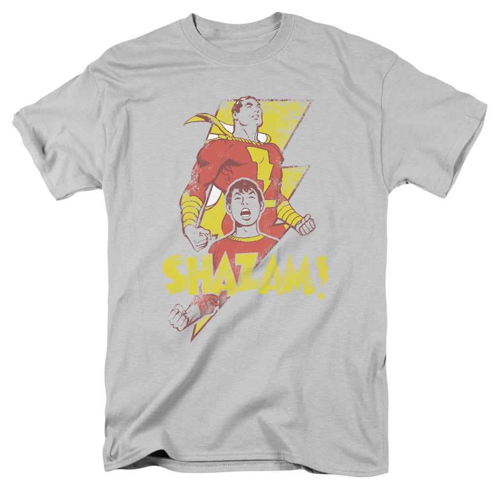 DC Comics Transformation Mens T Shirt Silver