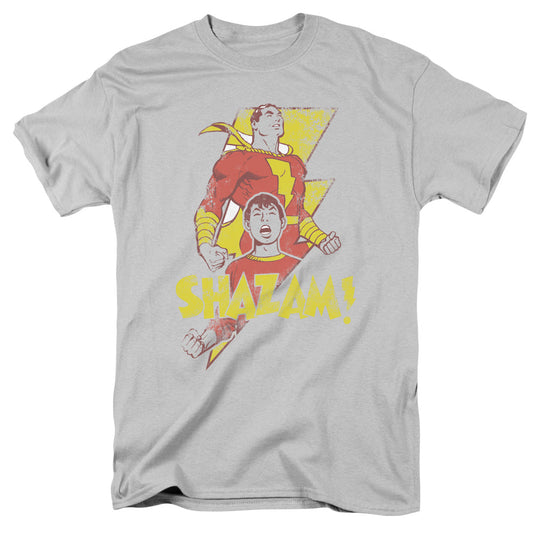 DC Comics Transformation Mens T Shirt Silver