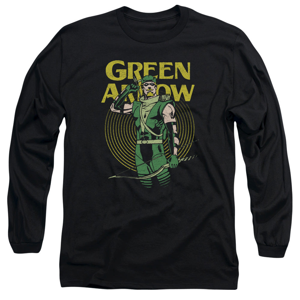DC Comics Pull Mens Long Sleeve Shirt Black