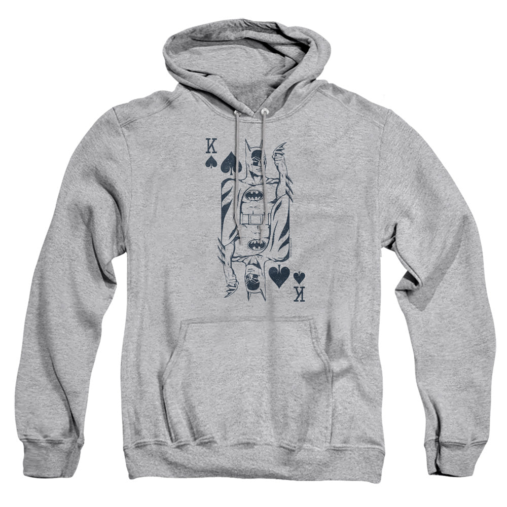 Dc Bat Card Mens Hoodie Athletic Heather