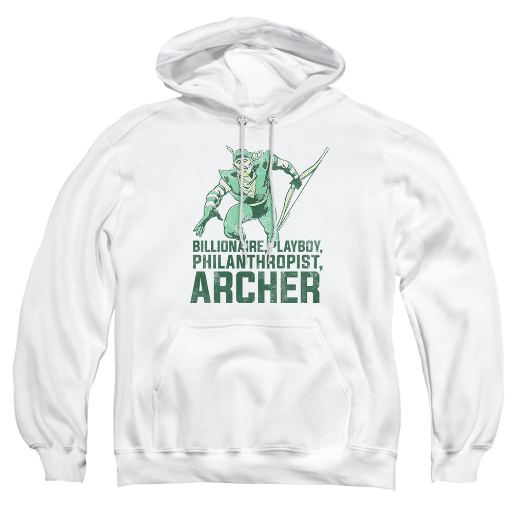 Dc Archer Mens Hoodie White