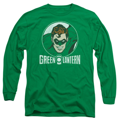 Dc Lantern Circle Mens Long Sleeve Shirt Kelly Green Officially Licensed