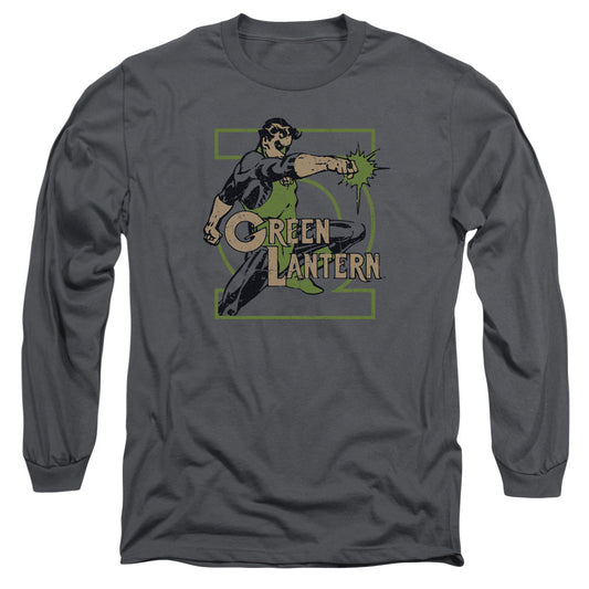 DC Comics Ring Power Mens Long Sleeve Shirt Charcoal