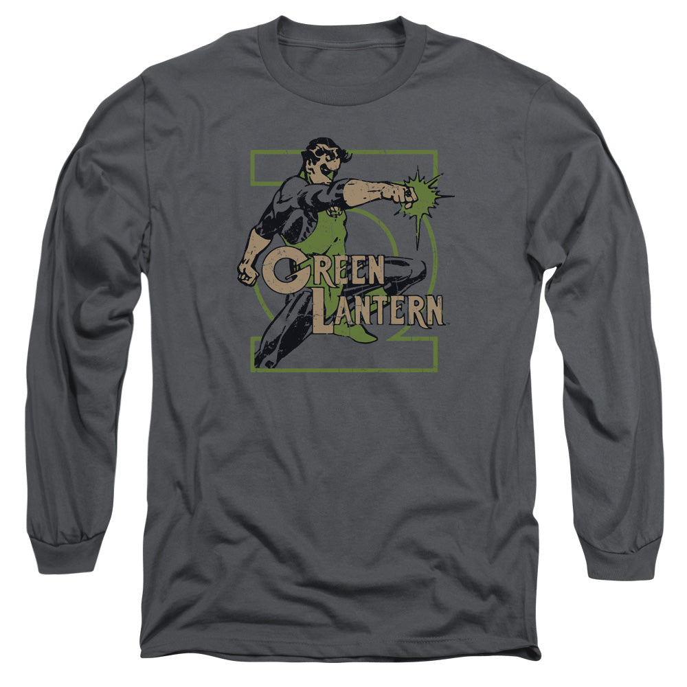 Dc Ring Power Mens Long Sleeve Shirt Charcoal Officially Licensed