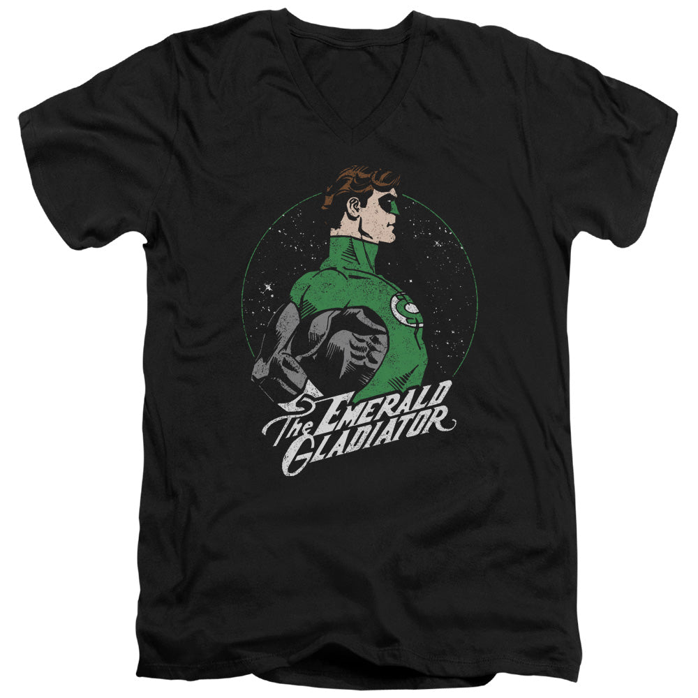 DC Comics Star Gazer Mens Slim Fit V Neck T Shirt Black