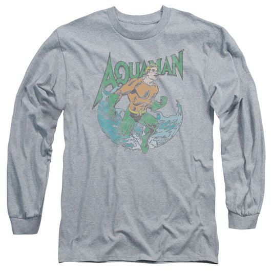 Dc Marco Mens Long Sleeve Shirt Athletic Heather Officially Licensed