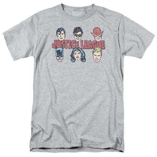 Dc Justice Lineup Mens T Shirt Athletic Heather