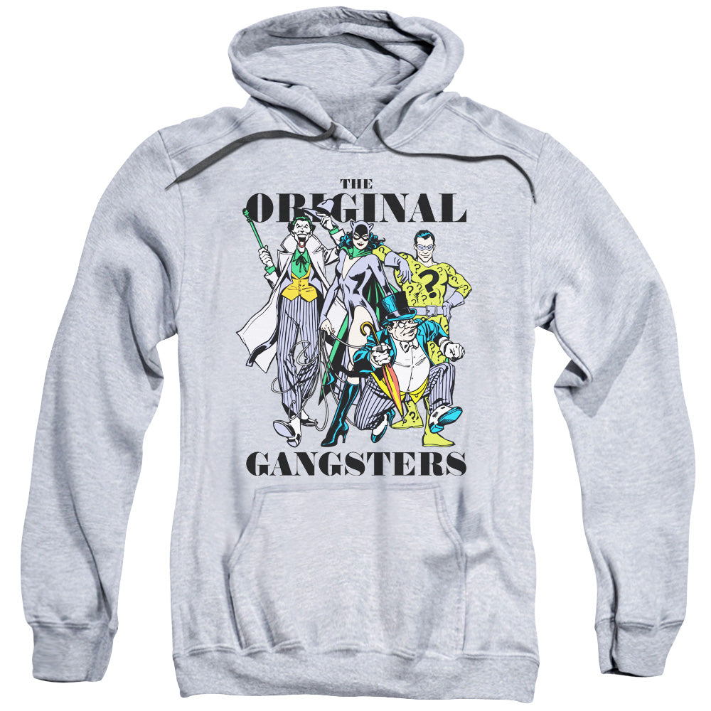 DC Comics Original Gangsters Mens Hoodie Athletic Heather