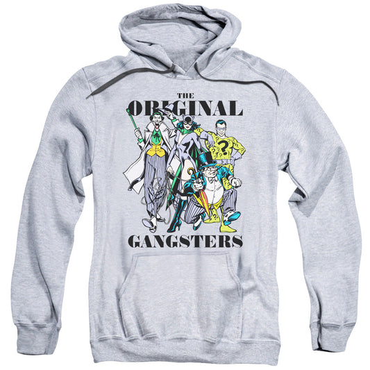 DC Comics Original Gangsters Mens Hoodie Athletic Heather