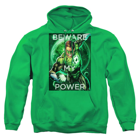 Dc Power Mens Hoodie Kelly Green