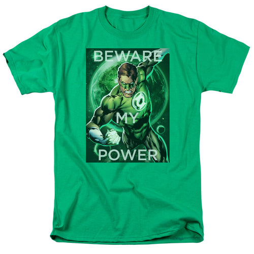 DC Comics Power Mens T Shirt Kelly Green