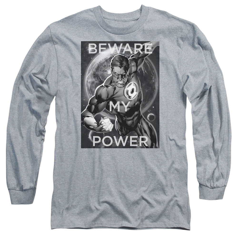 Dc Power Mens Long Sleeve Shirt Athletic Heather Officially Licensed
