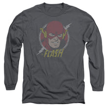 Load image into Gallery viewer, Dc Flash Vintage Voltage Mens Long Sleeve Shirt Charcoal Officially Licensed
