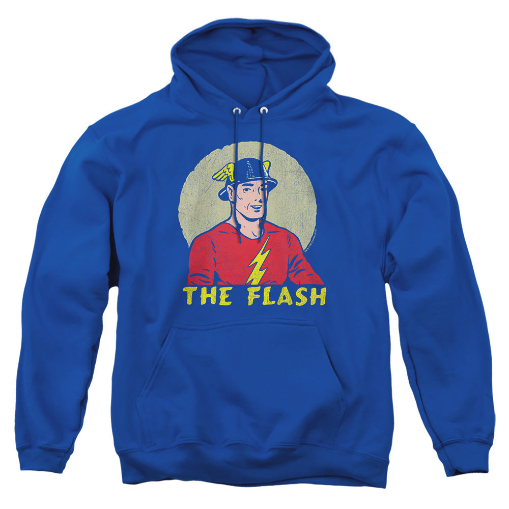 Dc Flash Faded Circle Mens Hoodie Royal