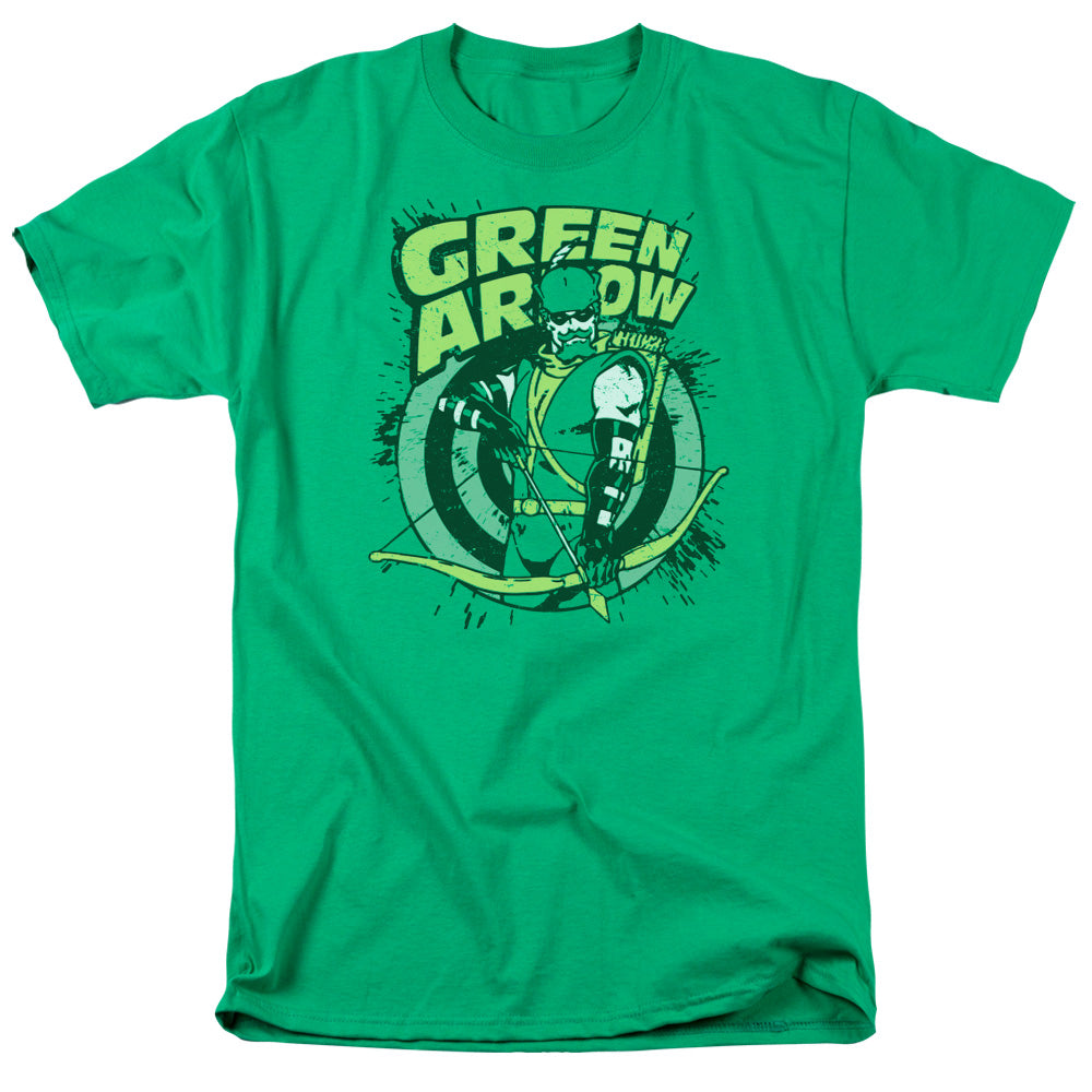 Dc On Target Mens T Shirt Kelly Green