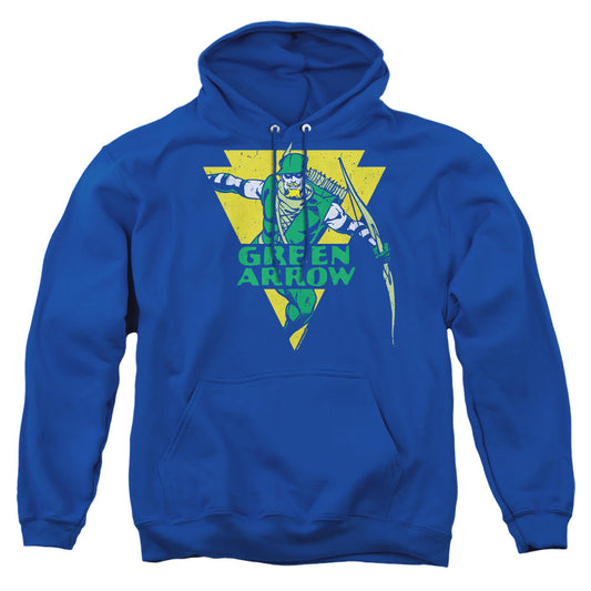 Dc Distressed Arrow Mens Hoodie Royal Blue