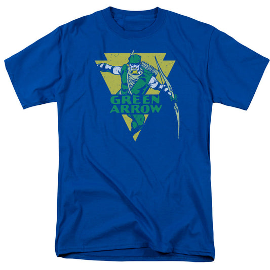 Dc Distressed Arrow Mens T Shirt Royal Blue