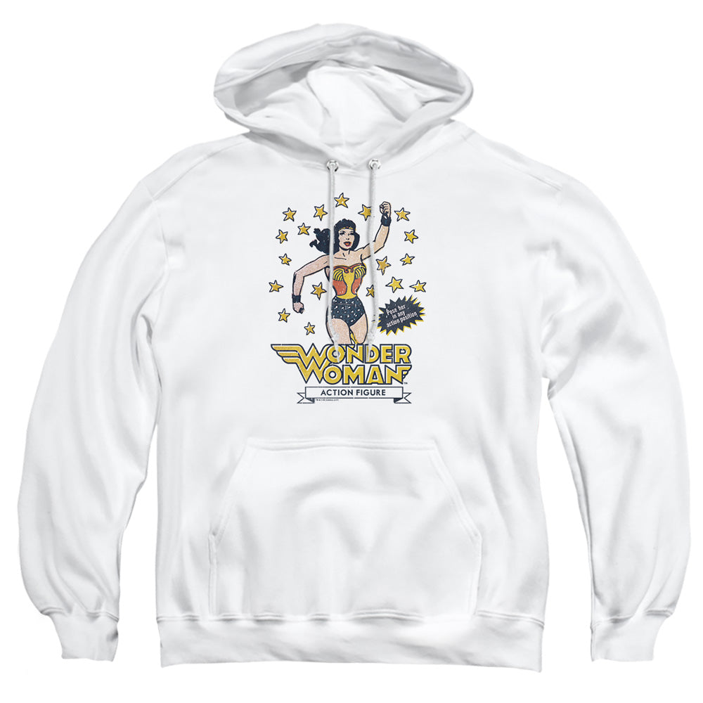 Dc Action Figure Mens Hoodie White