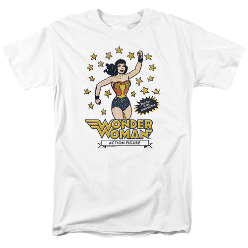 Dc Action Figure Mens T Shirt White