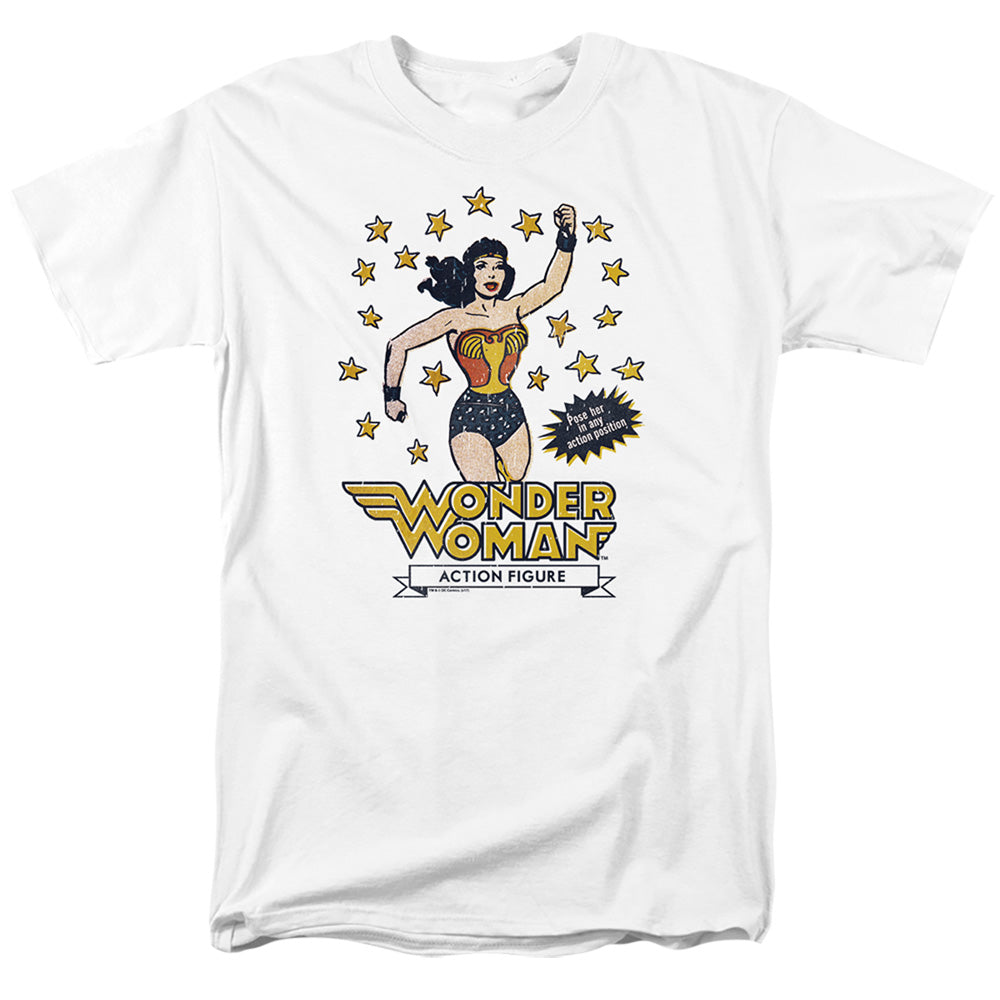 Dc Action Figure Mens T Shirt White