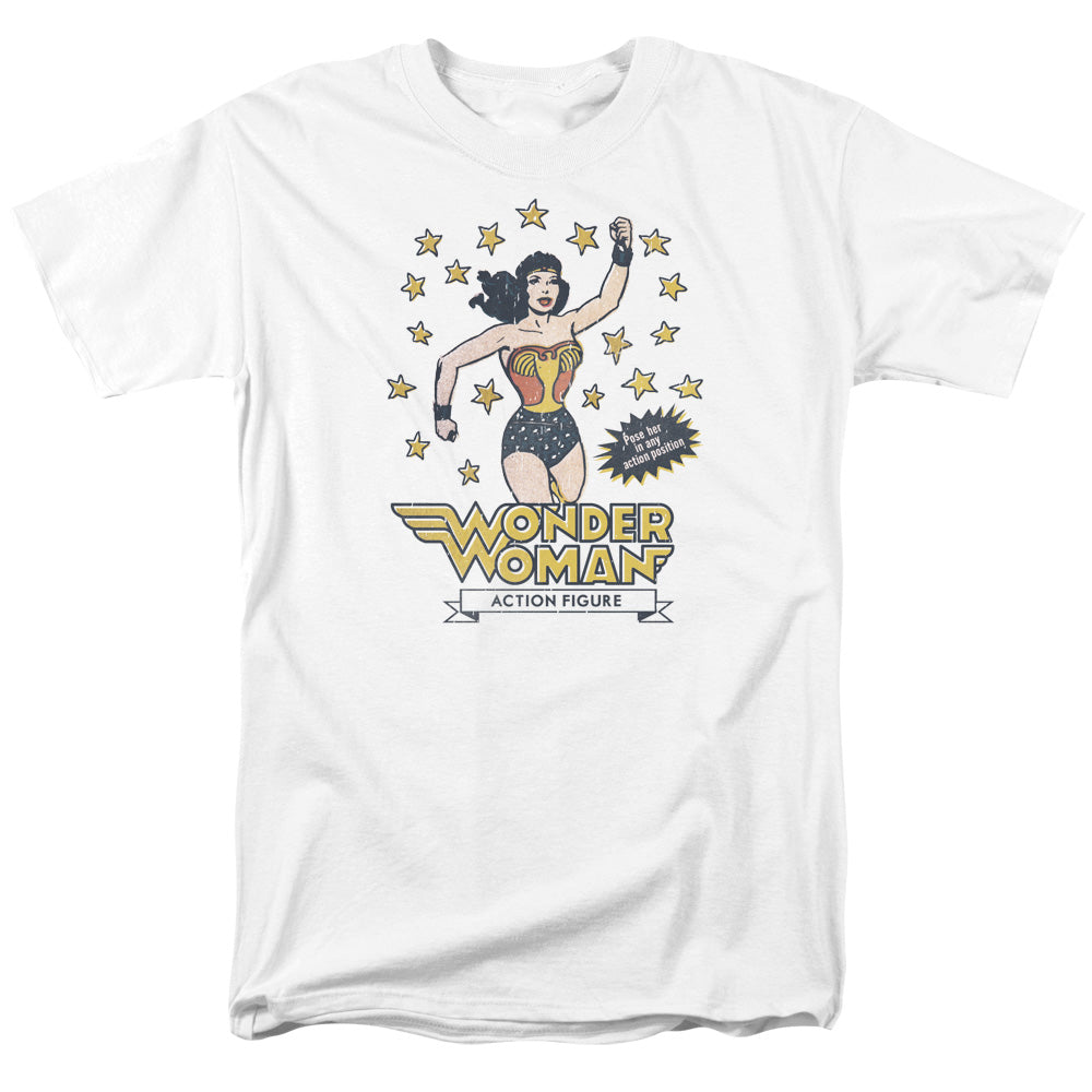 DC Comics Action Figure Mens T Shirt White