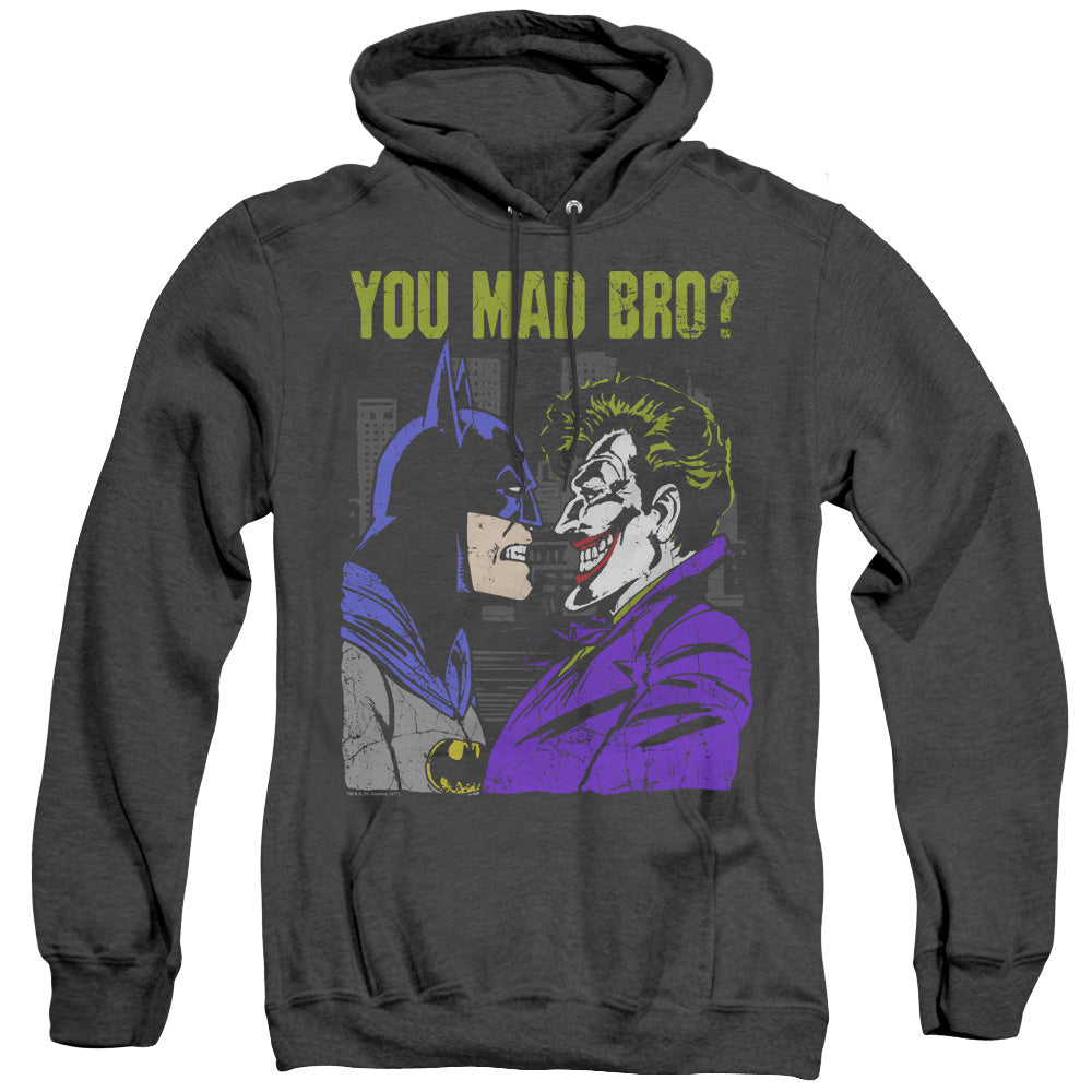 Dc Mad Bro Heather Mens Hoodie Black