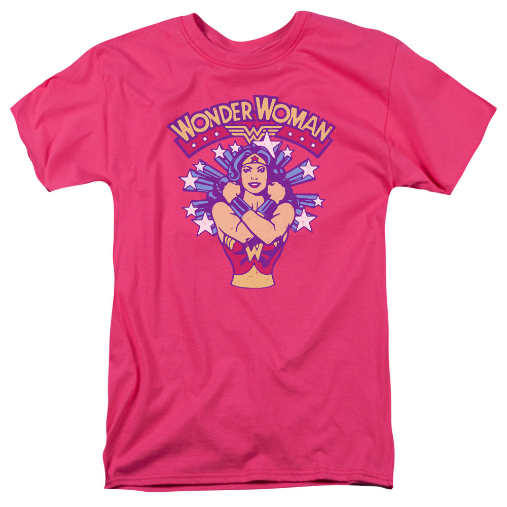 Dc Star Crossed Mens T Shirt Hot Pink