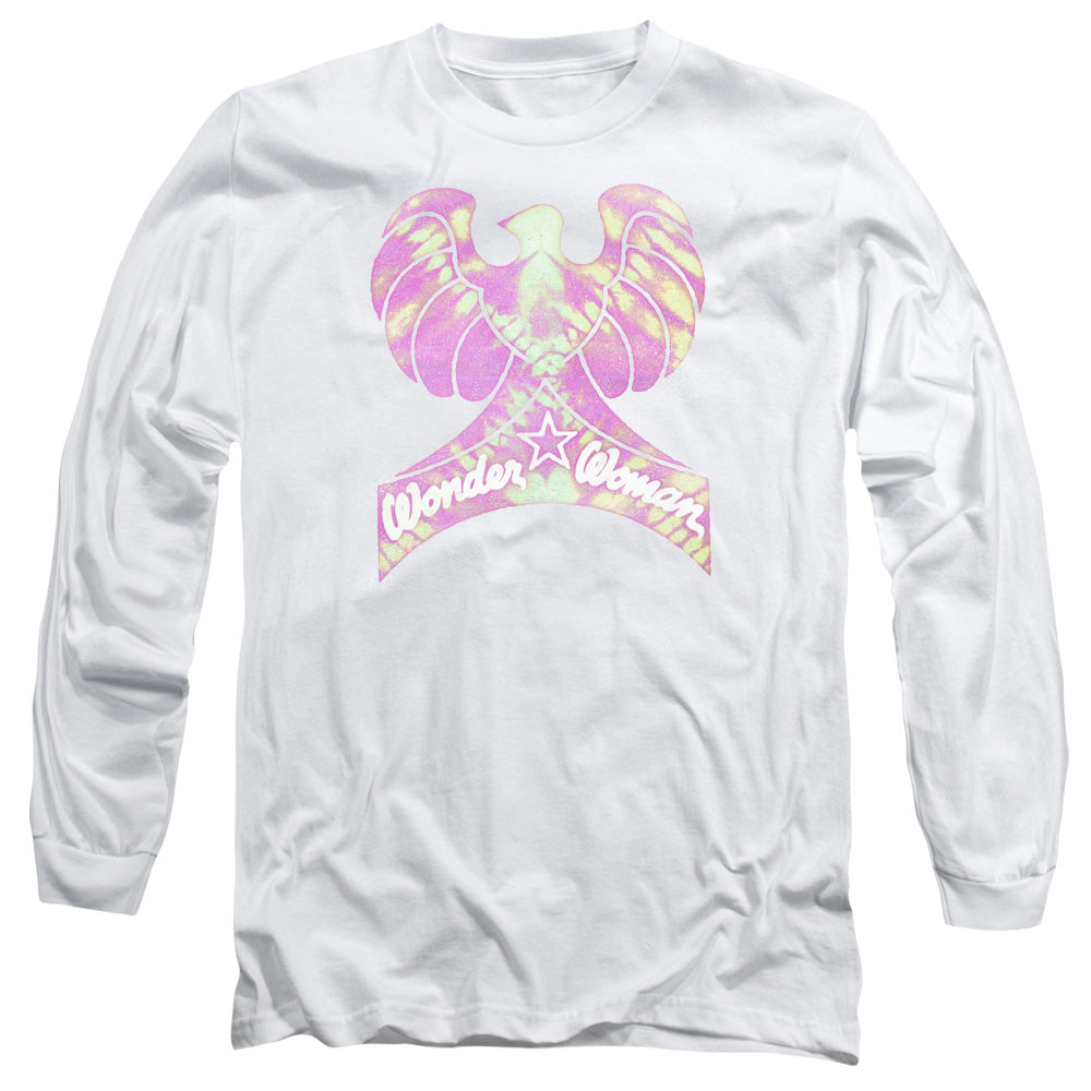 Dc Wonder Bird Mens Long Sleeve Shirt White Officially Licensed