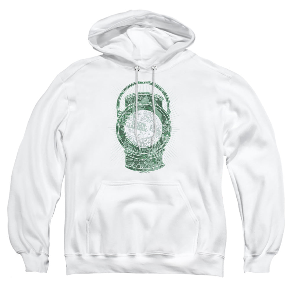 Dc Lantern Cover Mens Hoodie White