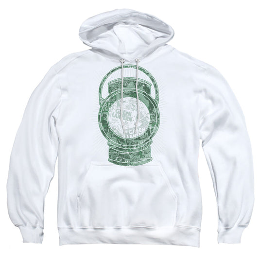 Dc Lantern Cover Mens Hoodie White